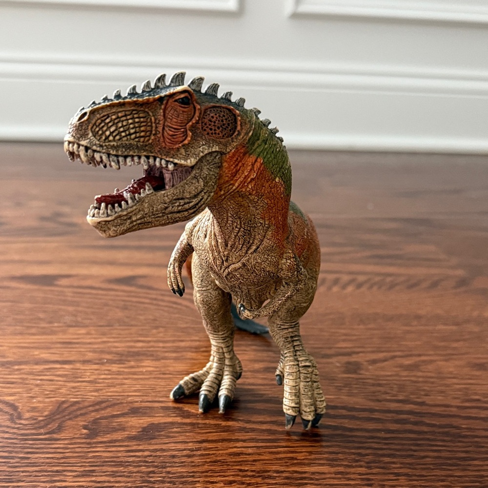 Roaring Dinosaur Action Figure - Orange and Green